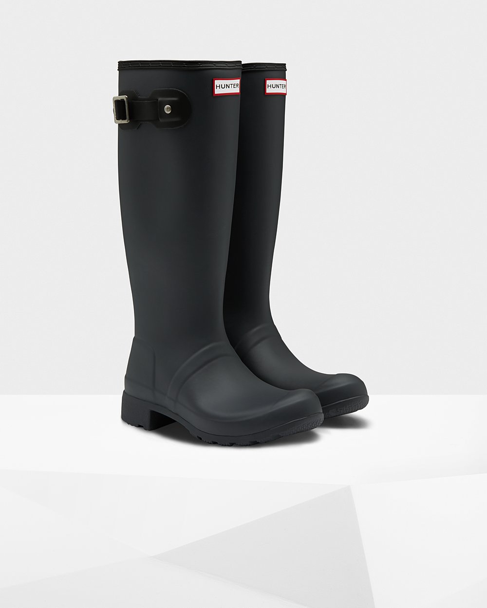 Galochas Altas Hunter Feminina Pretas - Original Tour Foldable - 79CPEFOVY